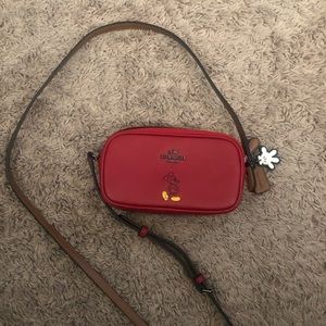 Disney X Coach red Mickey Mouse bag